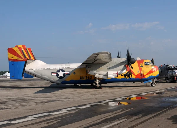 Avião de carga C-2A Greyhound da Marinha dos EUA — Fotografia de Stock