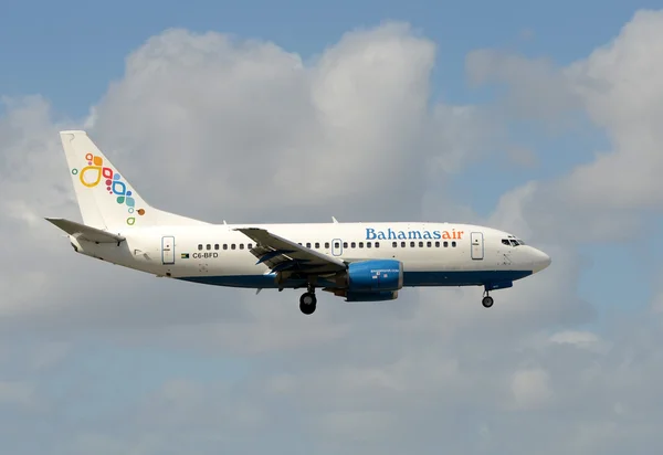 Bahamasair-Passagierjet landet in Miami — Stockfoto