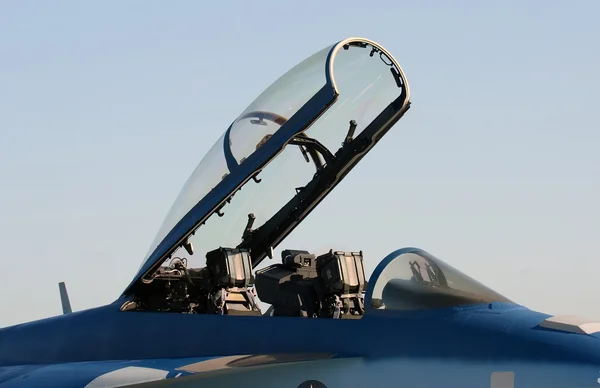 Jetfighter cockpit — Stock Photo, Image