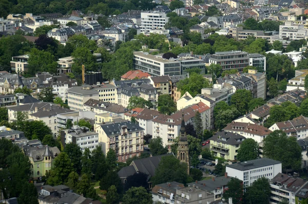 Αεροφωτογραφία της Φρανκφούρτης, Γερμανία — Φωτογραφία Αρχείου