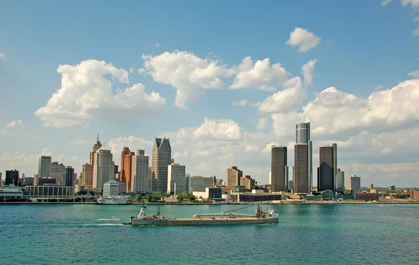 Typical American city skyline — Stock Photo, Image