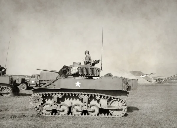 Old American tank — Stock Photo, Image