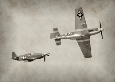 WW2 dönemi avcı uçağı