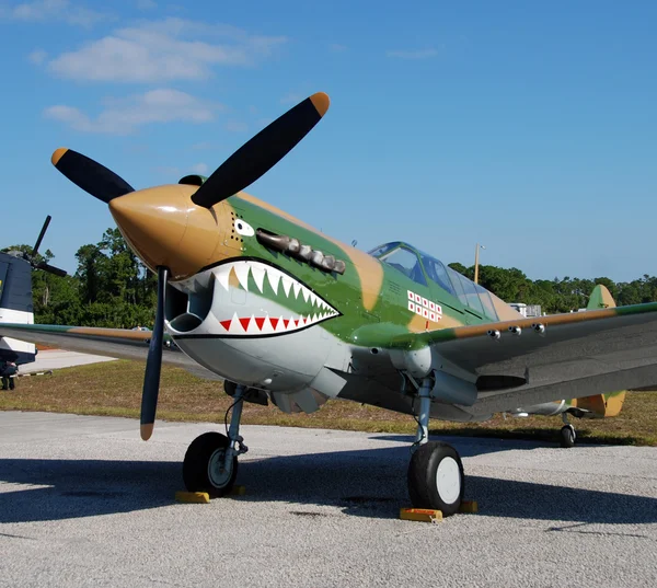 Kampfflugzeug aus dem Zweiten Weltkrieg — Stockfoto