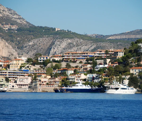 Fransk kystlinje Riviera – stockfoto