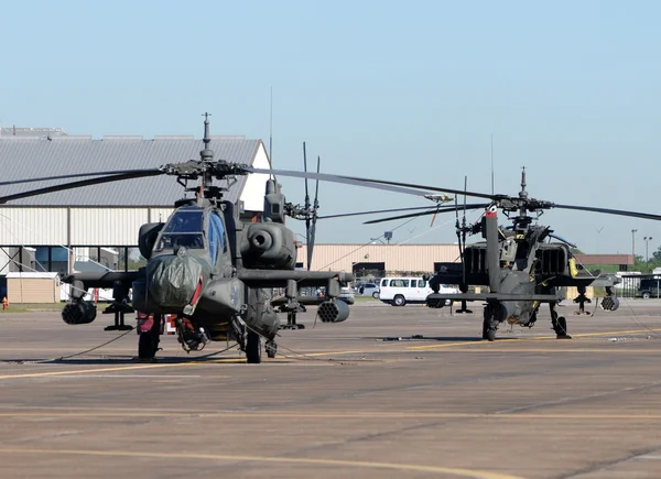 Helicópteros de ataque militar — Fotografia de Stock