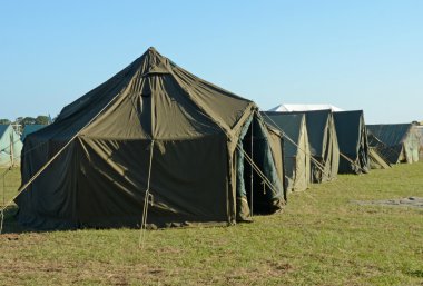 Military camp clipart