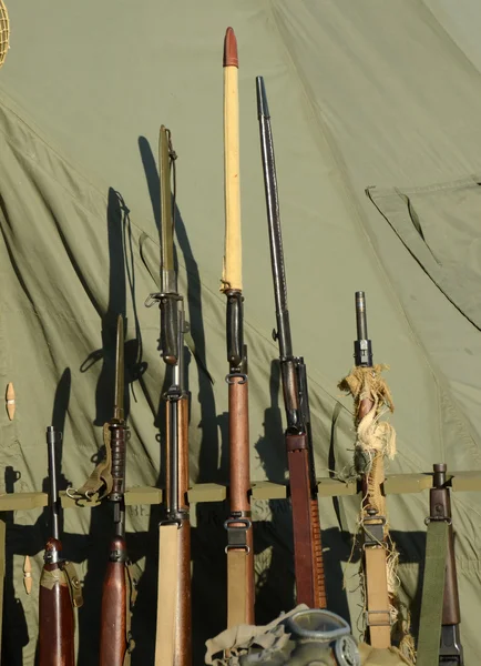 Old military rifles — Stock Photo, Image