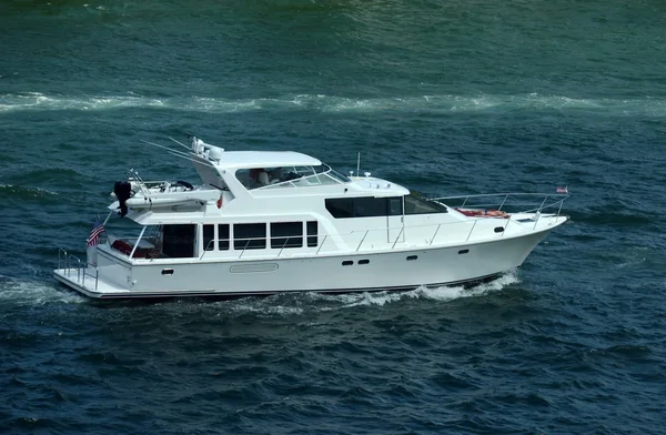 Luxury yacht on the Florida waterways