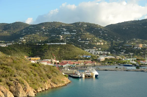 Kustlandschap van saint thomas — Stockfoto