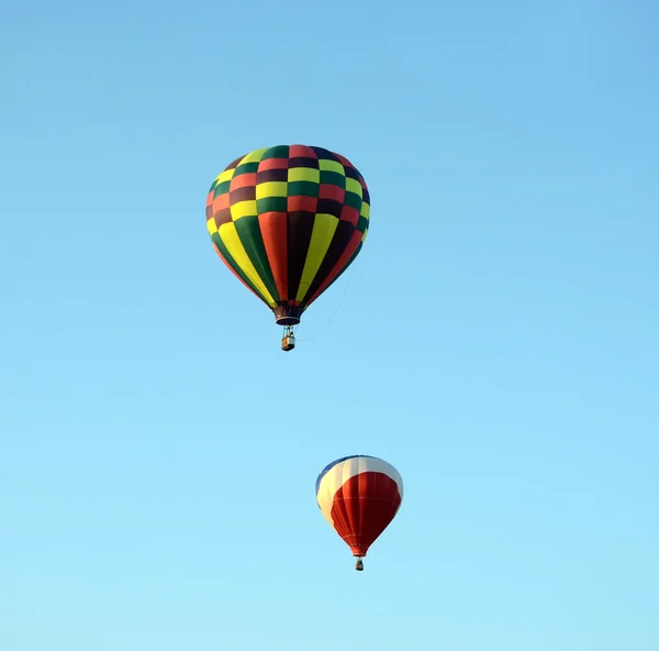 Hot air balloons taking flight Stock Picture