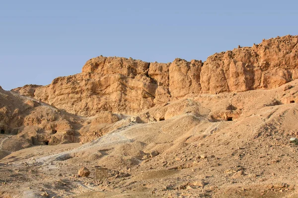 Valley Queens Louxor Égypte Anciennes Tombes Intactes Montagne — Photo