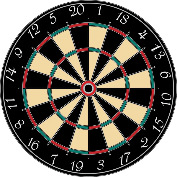 Dartbord — Stockvector