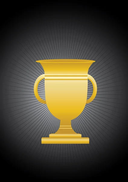 Copa de oro — Vector de stock