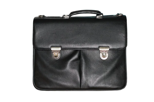 Black business bag — Stock Photo, Image