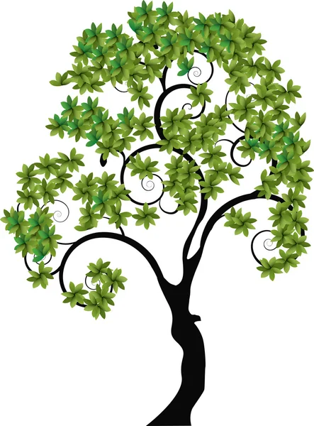 Un solo árbol — Archivo Imágenes Vectoriales