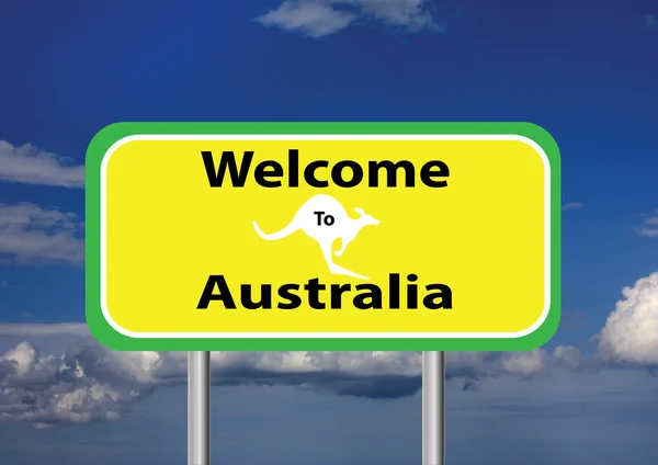 A welcome sign — Stock Photo, Image