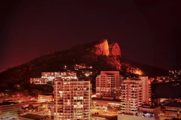 Townsville Castle in sunset — Stock Photo, Image