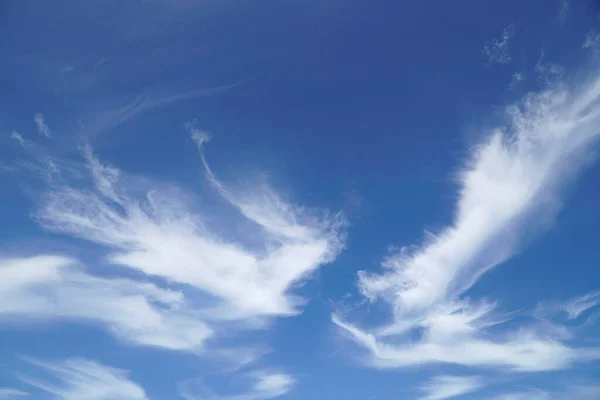 Blue Sky White Clouds Natural Background — Φωτογραφία Αρχείου