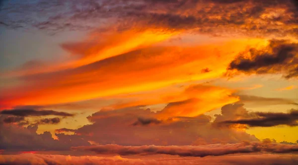 Awesome Bright Orange Sunrise Australia — Stock Photo, Image