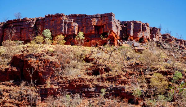 Pilbara Una Región Del Noroeste Australia Conocida Por Tierra Roja — Foto de Stock