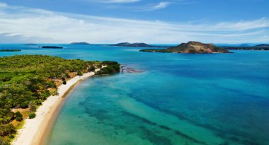 Torres Strait aerial view from the tip of Cape York