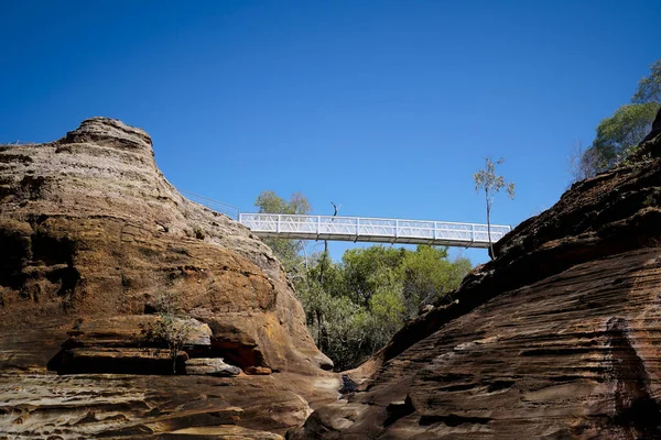Ponte Vetro Una Delle Ambientazioni Più Isolate Spettacolari Australia — Foto Stock