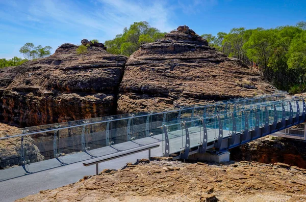 První Skleněný Most Austrálii Jedno Nejizolovanějších Nejpůsobivějších Nastavení Austrálii — Stock fotografie