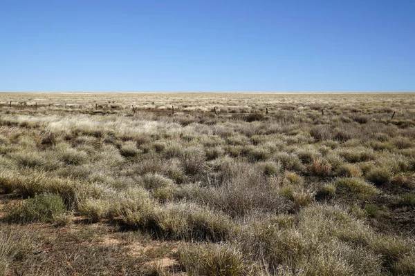 Região Árida Seca Outback Estrada Nacional Barkly Highway Território Norte — Fotografia de Stock