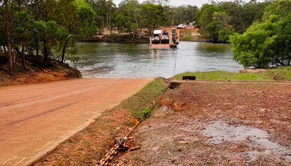 Kuzey Queensland Avustralya Daki Jardine Nehri Feribotu — Stok fotoğraf