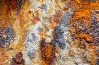 Eski paslı yüzey, paslı metal yüzeydeki pas dokusu arka plan için kullanılacak.