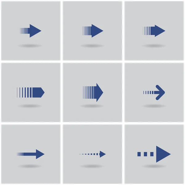 Set of arrows — Stock Vector