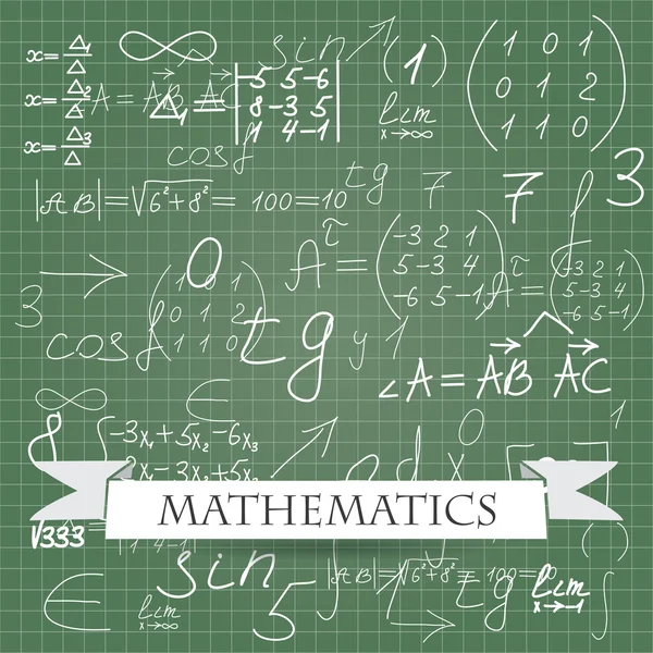 Matematyka — Wektor stockowy