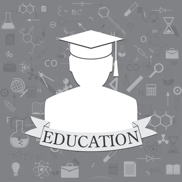 Education background — Stock Vector