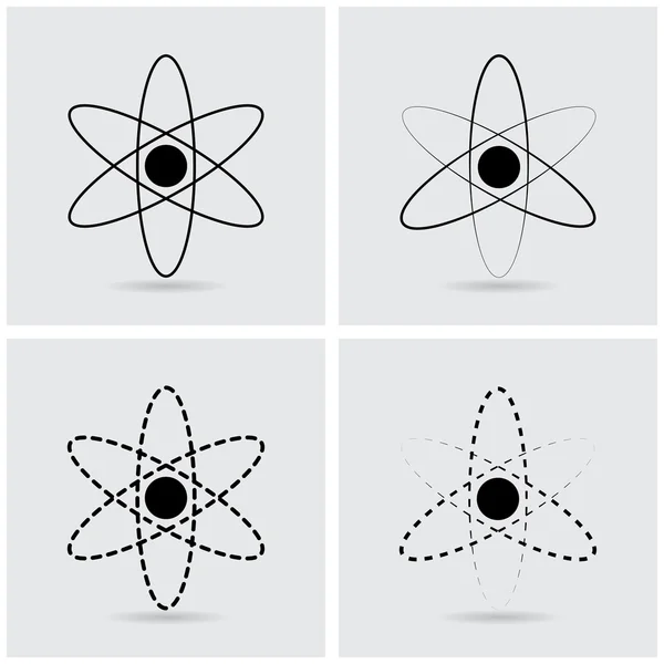 Atomaire pictogrammen — Stockvector
