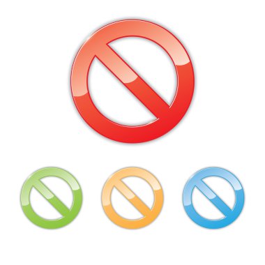 prohibition signs clipart