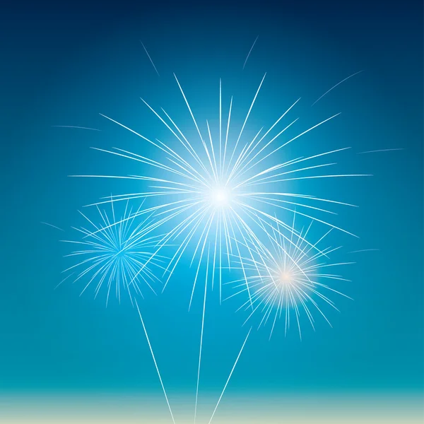 Feuerwerk am Himmel — Stockvektor