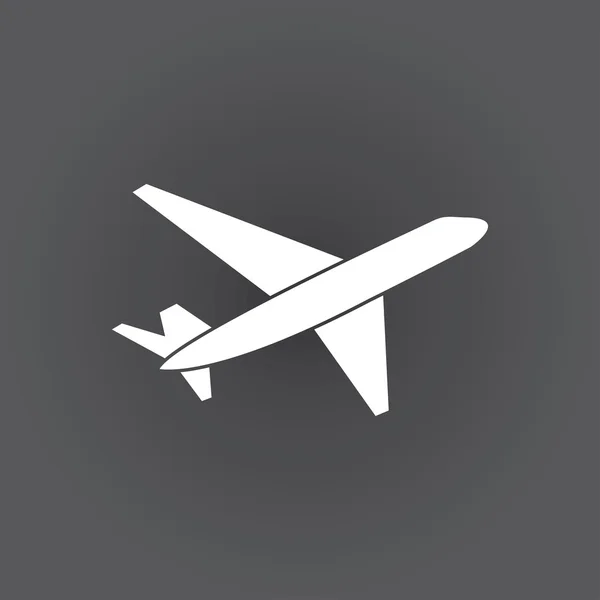 Pictogram vliegtuig — Stockvector