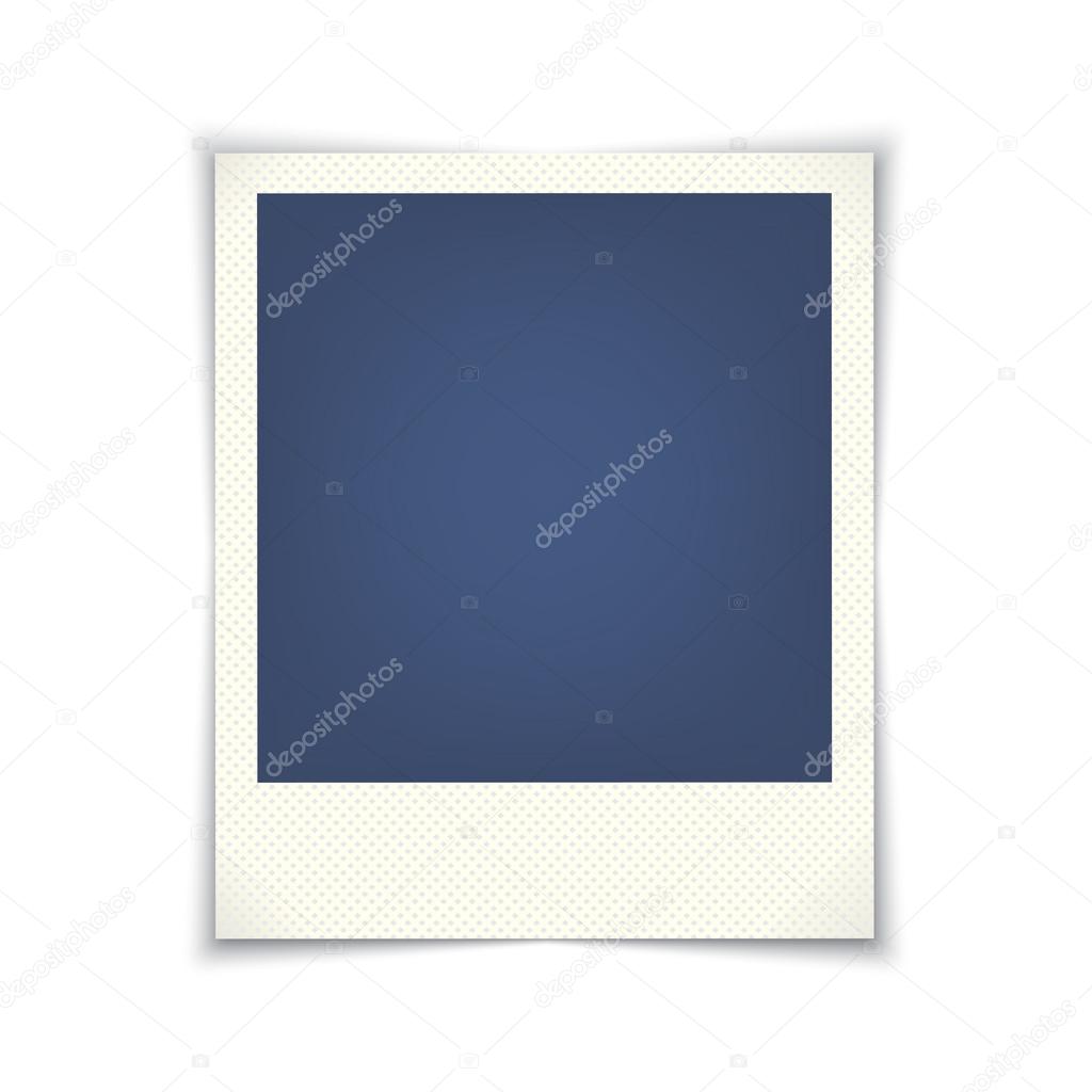 blank photo frame