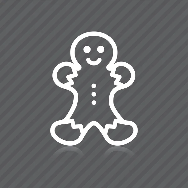 Biscuit de Noël — Image vectorielle
