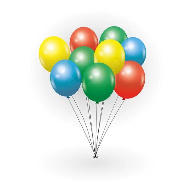 Bouquet de ballons — Image vectorielle