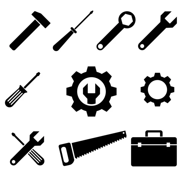 Icons tools — Stock Vector