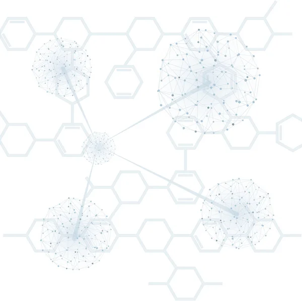 Antecedentes científicos — Vector de stock