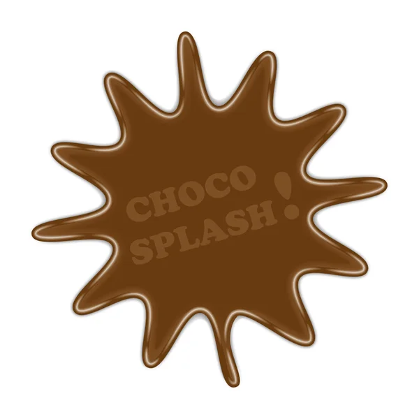 Schokoladenspritzer — Stockvektor
