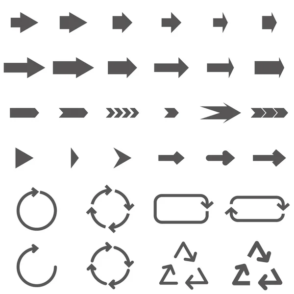 Conjunto de setas — Vetor de Stock