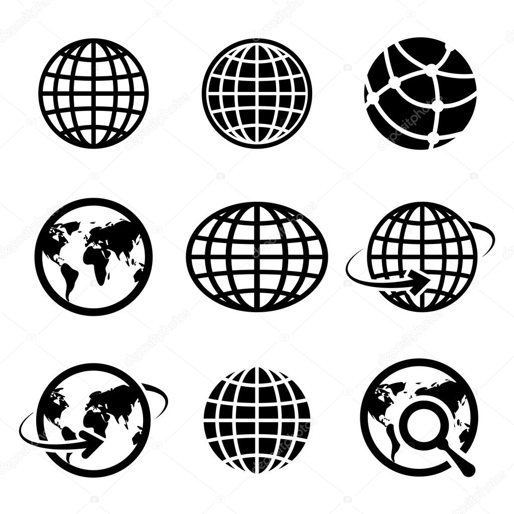 icon globes