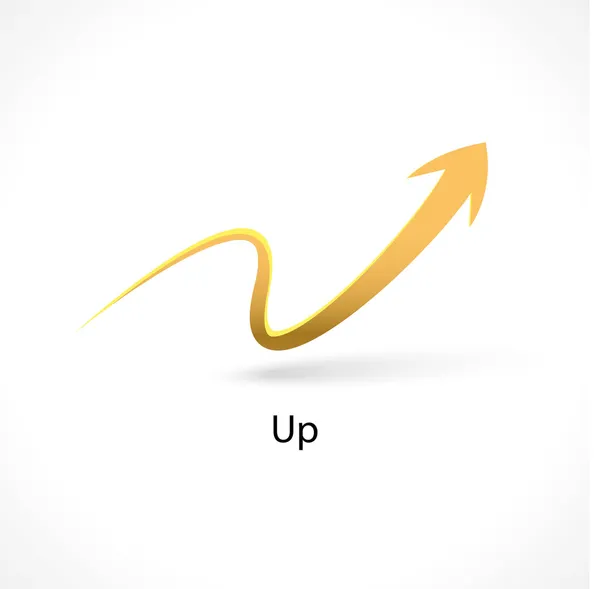 Up arrow — Stock Vector