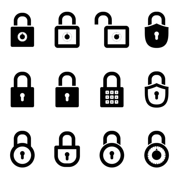 Padlocks — Stock Vector