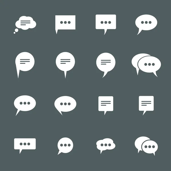 Chat icons — Stock Vector