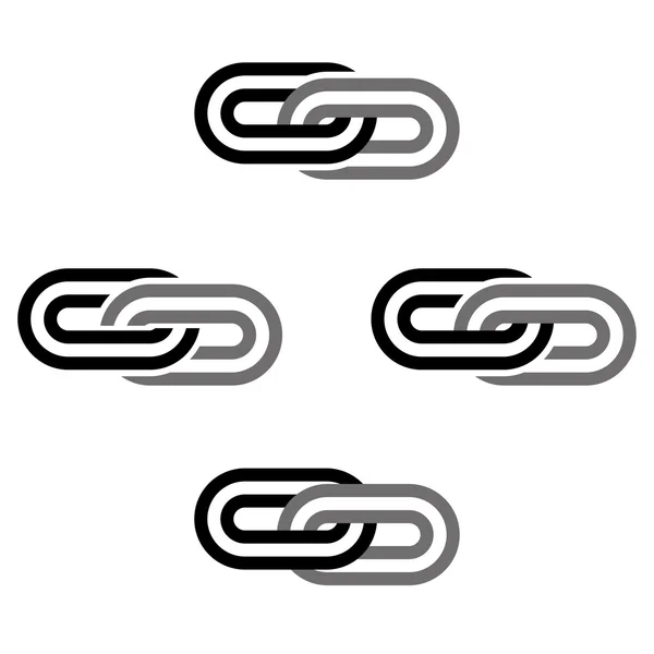 Symbole der Verbindung — Stockvektor